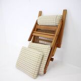 Hans J. Wegner Oak Reclining Lounge Chair Model AP71, Denmark 1968