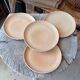 Set of four plates in sandstone