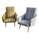 Paire de fauteuils vintage, design italien