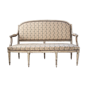 banquette style louis - xvi