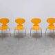 set of 4 'Ant' chairs by Arne Jacobsen for Fritz Hansen, 1974
