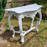 Painted wooden console