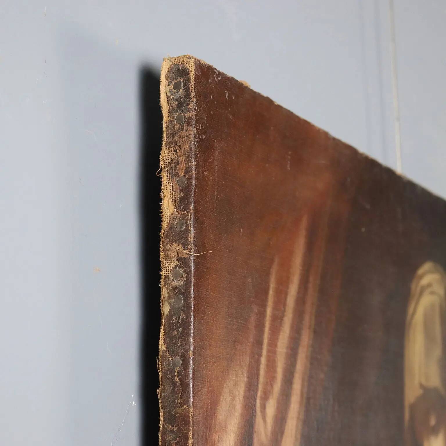 Ancient painting of the Virgin Mary, copy after Guido Reni, 18th century.