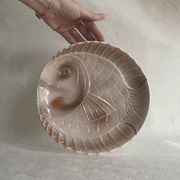 Set of 6 fish plates in ceramic – Sarreguemines