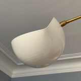 Brass ceiling lamp, Italy, 1950s