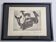 Illustrated plate, Studies of Black Fallow Deer, Signed André Margat, 1930-1950