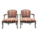 Paire de fauteuils cabriolets style Louis XV