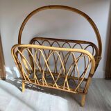 Porte-revues en rotin