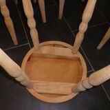Tabourets en bois Baumann