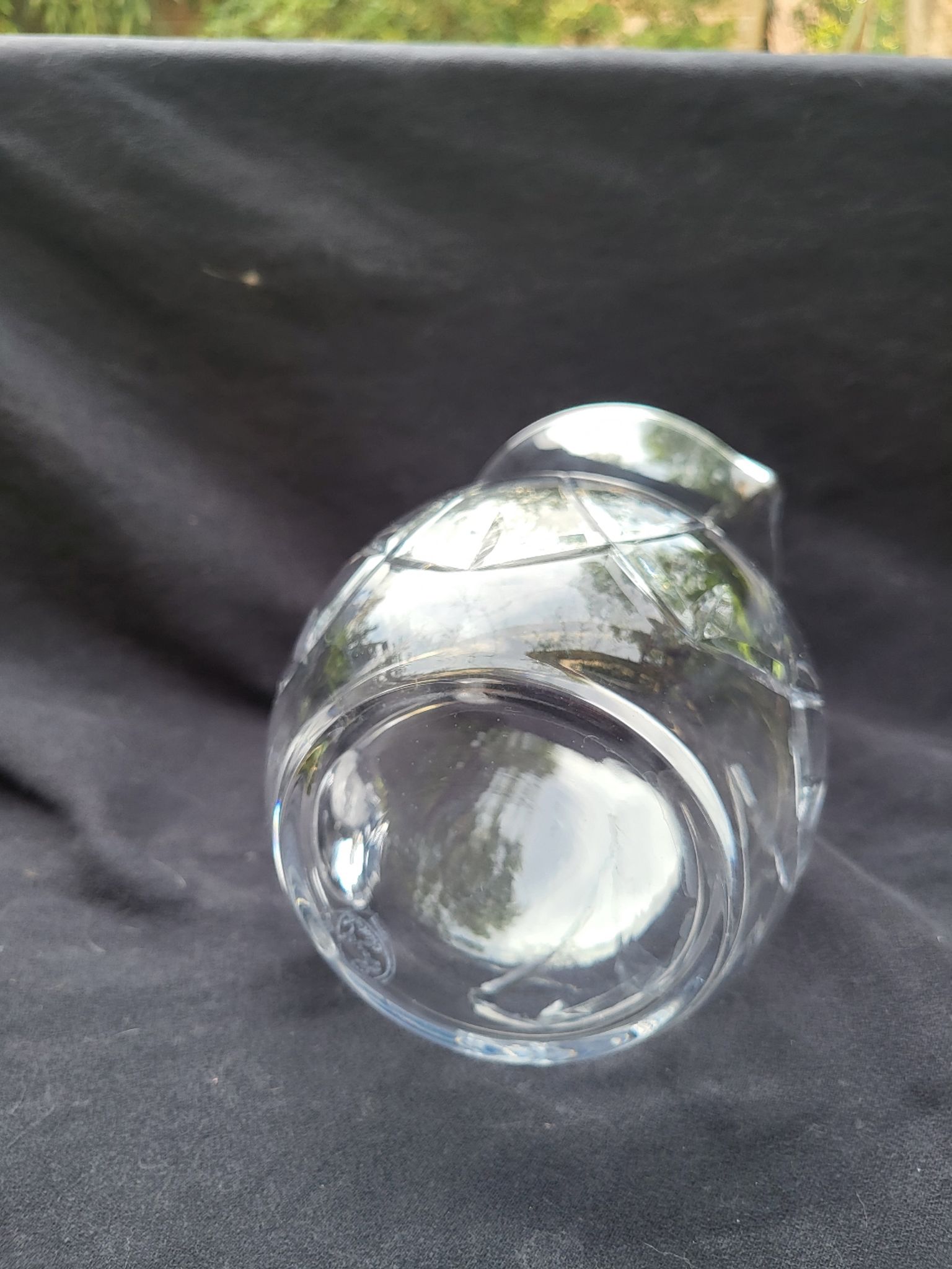 Cruche en cristal de Bayel, royale de Champagne