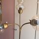 Floral floor lamp with 3 branches
