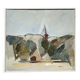 Vintage Oil Painting On Canvas Signed J. Waris 91