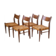 Suite of 4 vintage chairs Consorzio Sedie Friuli