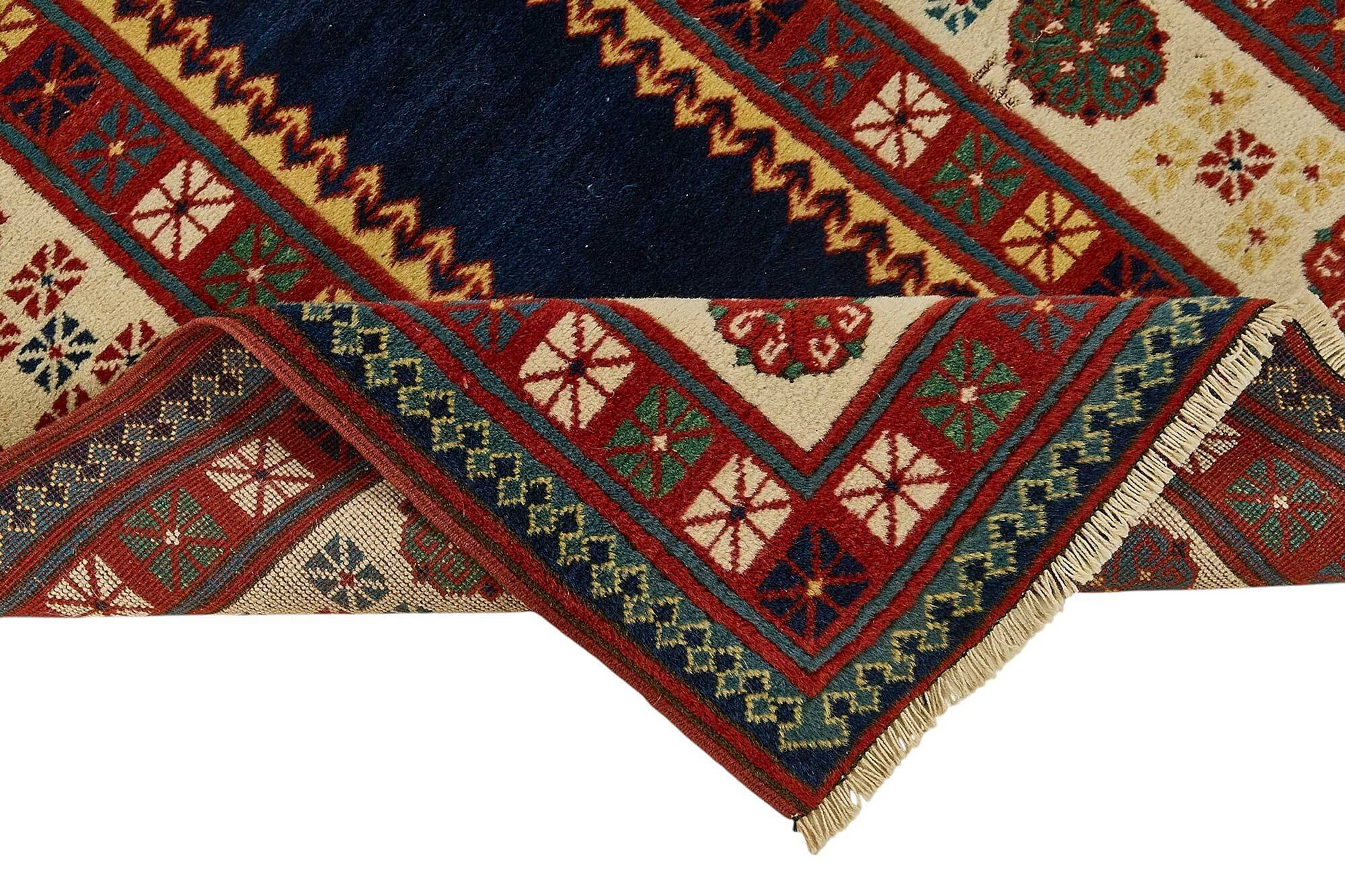 Turkish Handknotted Wool Oushak Rug 100 cm x 292 cm