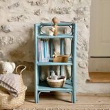 Rattan shelf