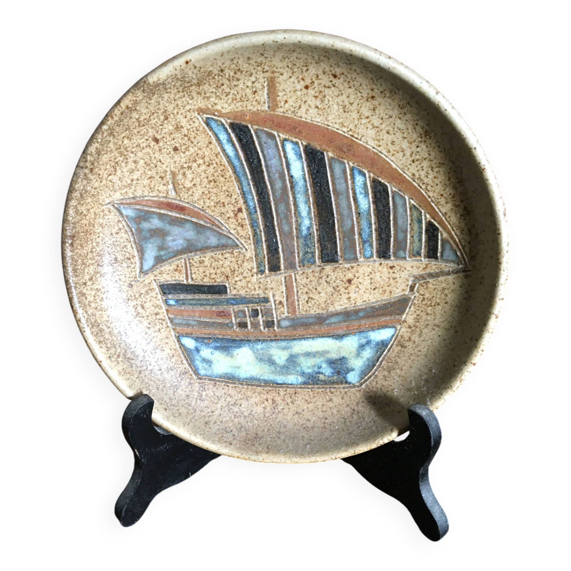 Ceramic plate from the Argonauts (Vallauris)