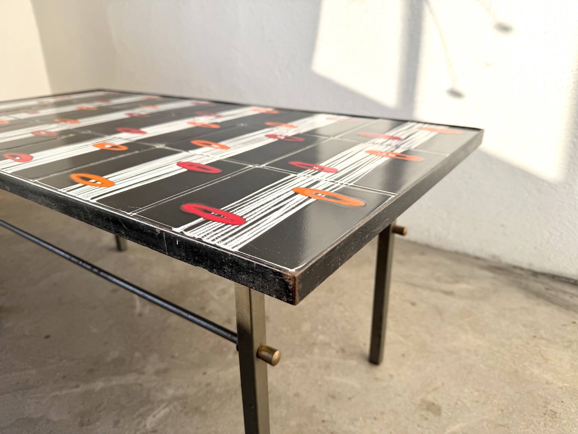 Glazed ceramic coffee table, Robert & Jean Cloutier ZG2, 1970s