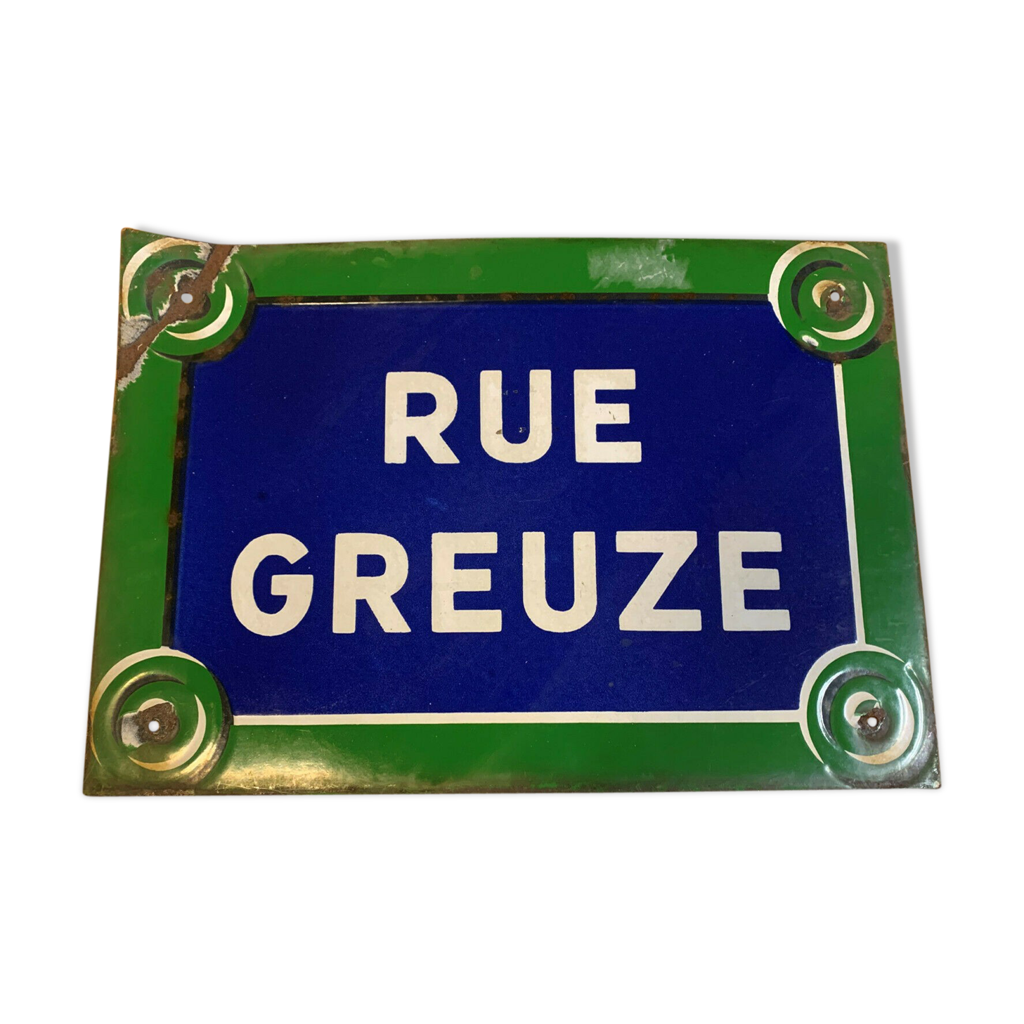 Panneau de rue rue Greuze