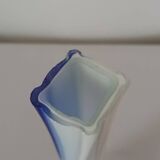 Pair of colored glass soliflores, 1960s