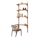 Danish mid-century walnut shelving unit in the style of Poul Cadovius, 1960s