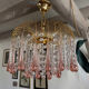 Murano lustre with drops and crystals