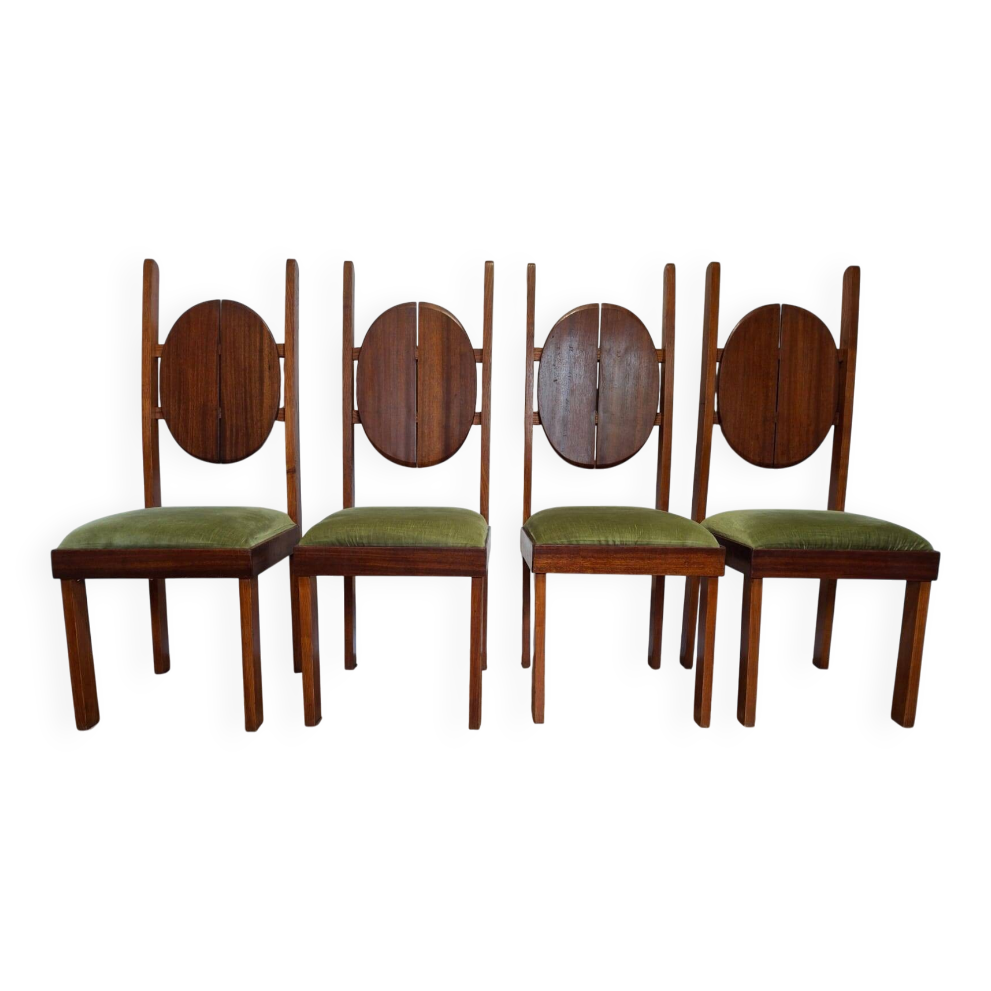 Set of four 1950s Chairs, Poland