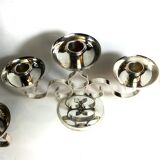 Candleholders arabesque model, Christofle collection Gallia