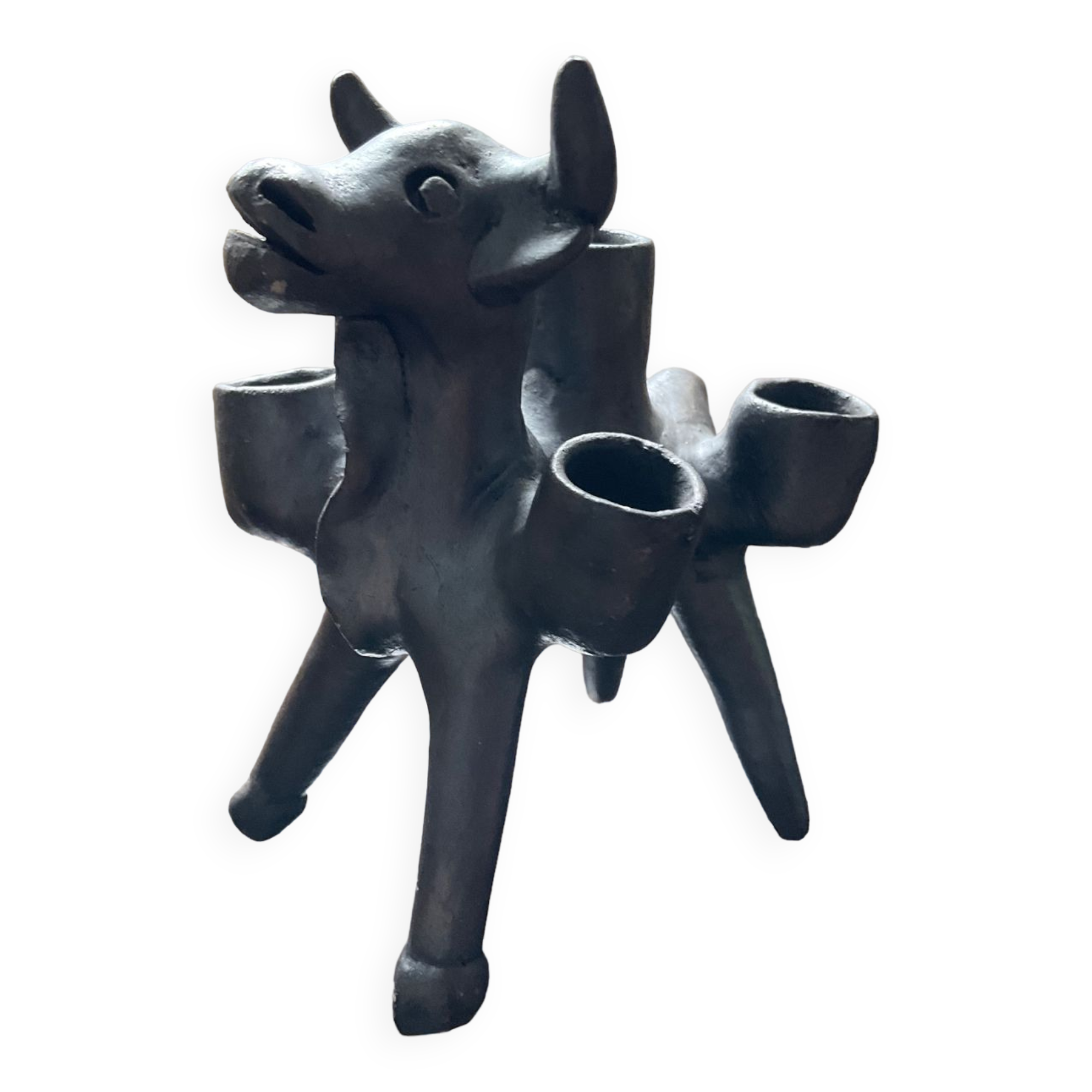 Vintage ceramic candle holder