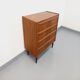 Commode scandinave en teck des années 60