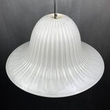 Vintage Murano glass tulip pendant lamp, Italy, 1970s.