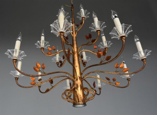Lustre 16 feux style 1940