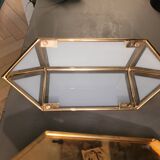 Italian wall light in glass and 24-carat gold plating