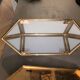 Italian wall light in glass and 24-carat gold plating