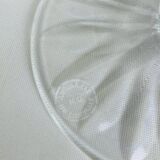 6 handmade crystal stemmed glasses from Lorraine, multi-colored