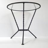 Vintage 1950s pedestal side table