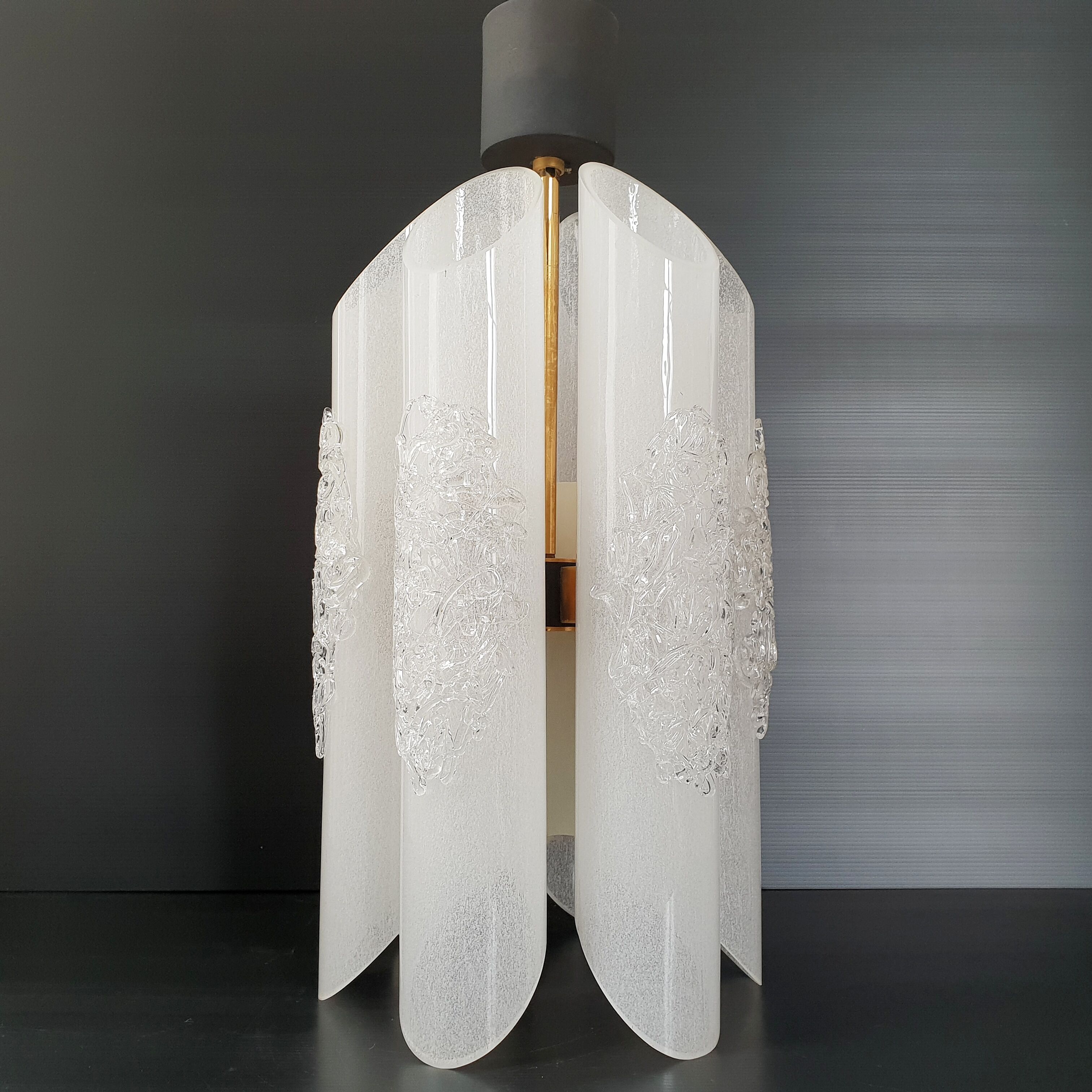 Vintage Murano 1960 Italian glass chandelier