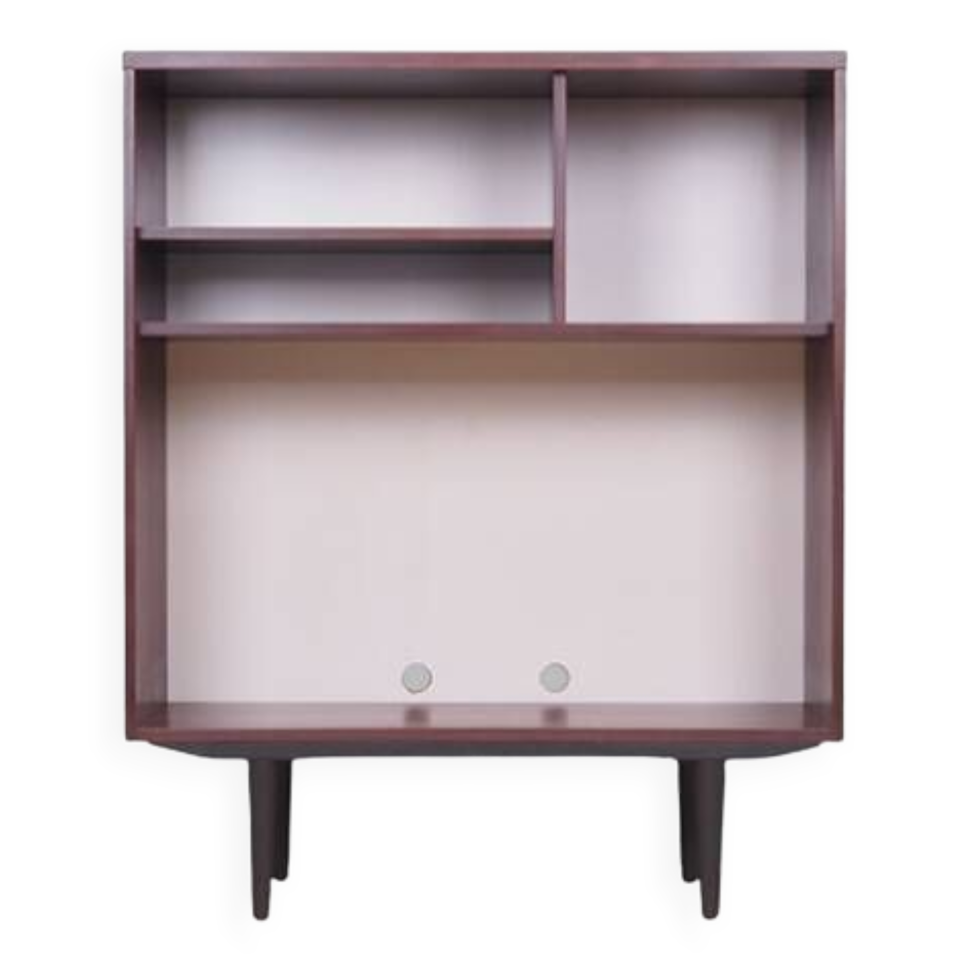 Mahogany bookcase, Swedish design, 1960s, manufacturer: Ulferts