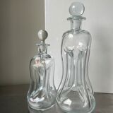 Holmegaatd set of 2 Decanters XL & L sizes Vintage
