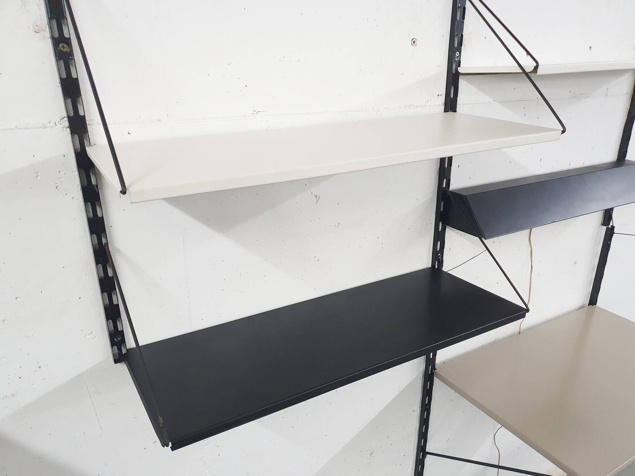 Tjerk Reijenga for Pilastro metal wall unit, The Netherlands 1950's