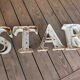 Letter "Z" of vintage industrial brand in iron