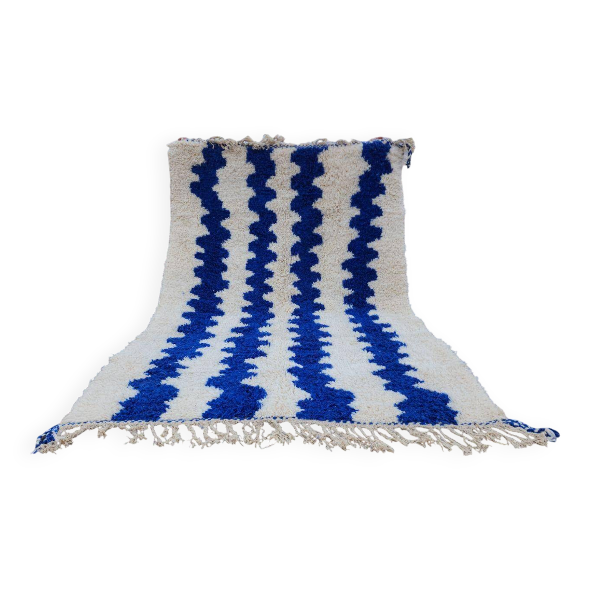 Traditional wool rug Morocco 3 x 2 m