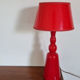 Vintage glass foot lamp