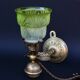 Antique Brass Gimbal Table Lamp Navy Ship Marine Massive Brass - Wall Light
