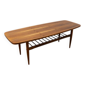 Longue table basse du milieu du siècle, Pologne, années 1960