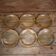 Six vintage ceramic fish plates Chantilly