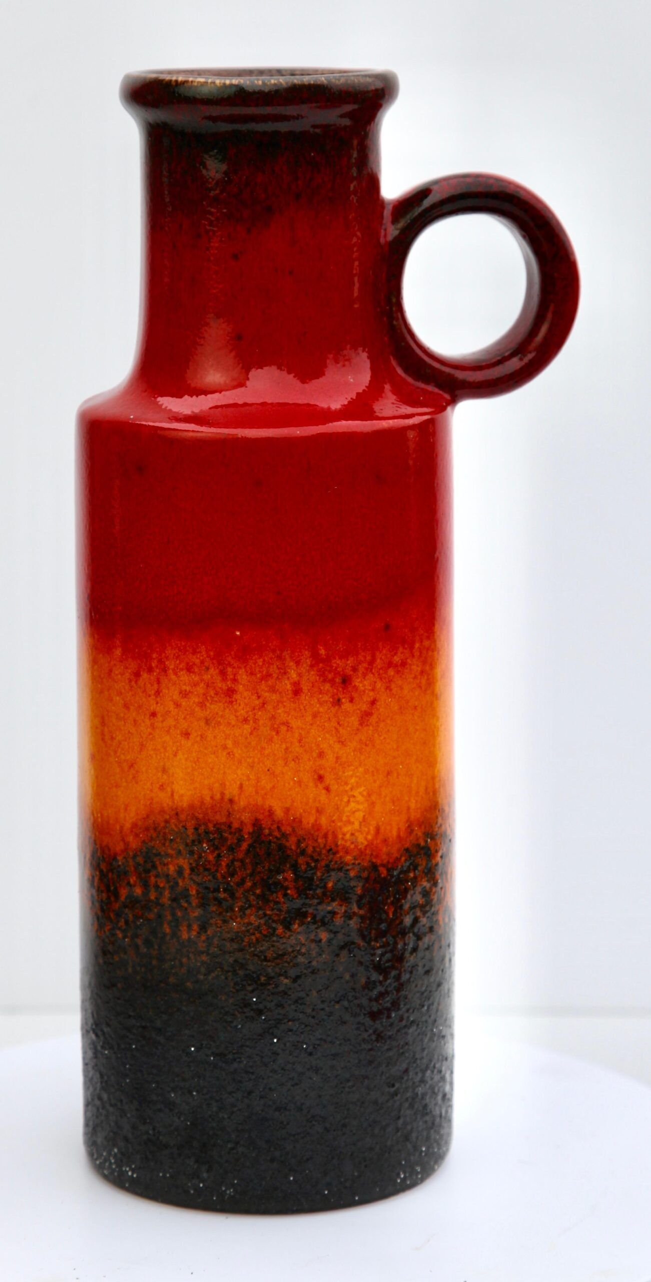 Set of 3 vintage vases, Scheurich, W-Germany, 1960