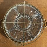 Plateau apériif aux motifs ouvragés