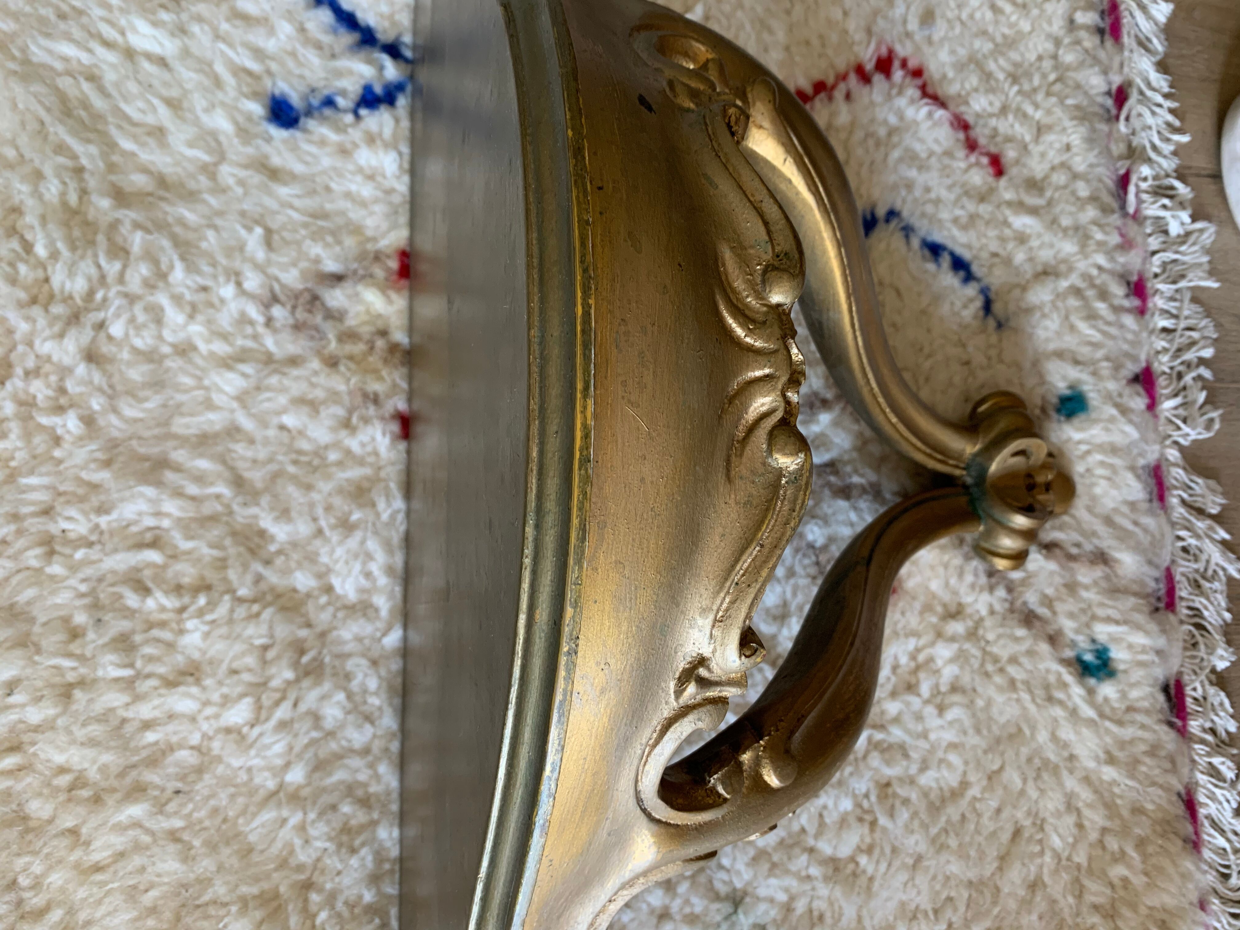 Golden baroque console