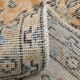 8x12 handmade orange foloral turkish rug 383x257cm