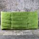Original Togo velvet bed by Michel Ducaroy for Ligne Roset, 1970s